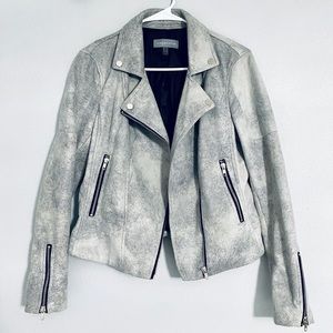 NWOT Suede Moto Jacket